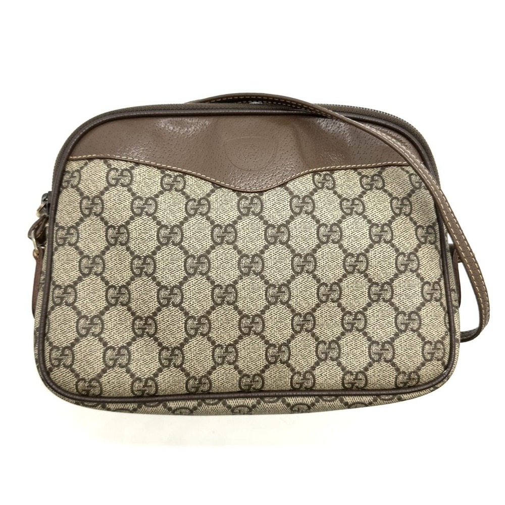 GUCCI GG Supreme Old Brown Shoulder Bag for Women and Men